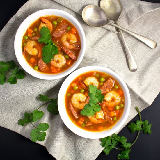 Prawn & Chorizo Soup