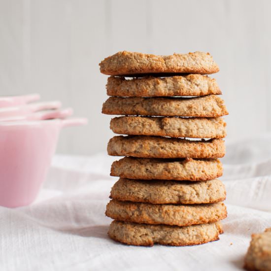 3-Ingredient Coconut Cookies