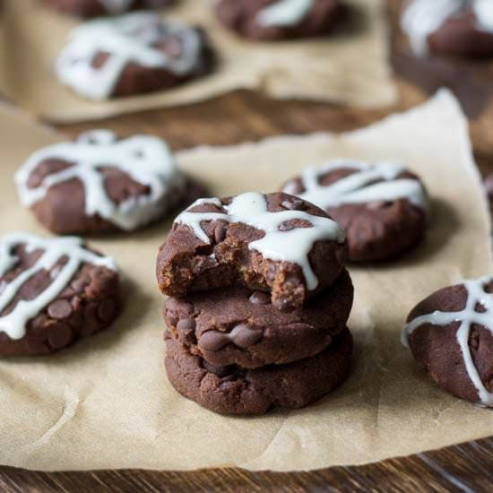 Chocolate Coconut Butter Cookies