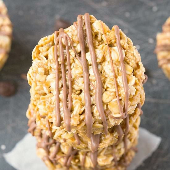 3 Ingredient No Bake Oatmeal Cups