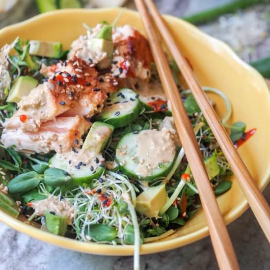 Asian Salmon Salad
