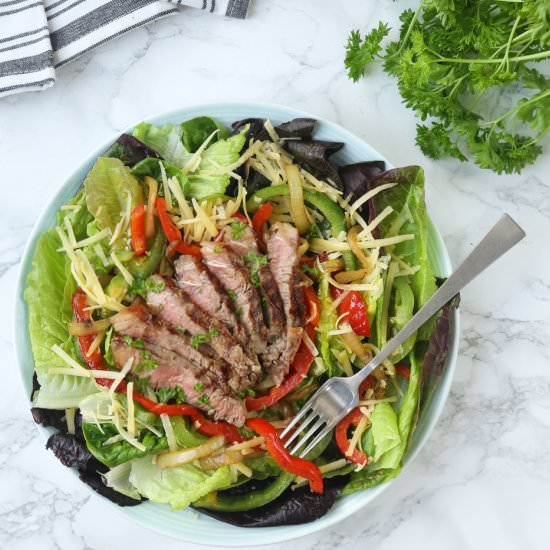 Philly Cheese Steak Salad