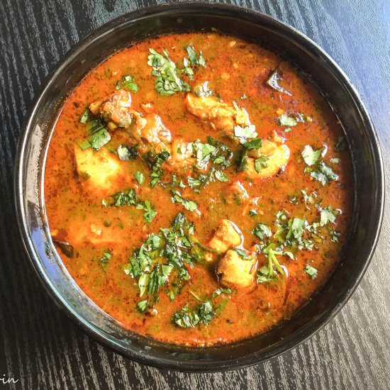 Fresh Fenugreek Leafs Chicken Curry