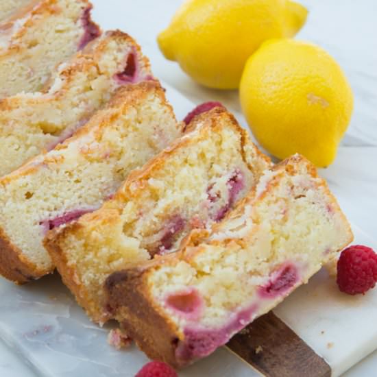 Raspberry Lemon Loaf Cake