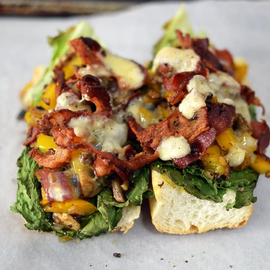 Awesome breakfast sandwich
