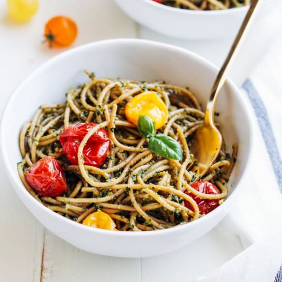 Kale Pesto Pasta