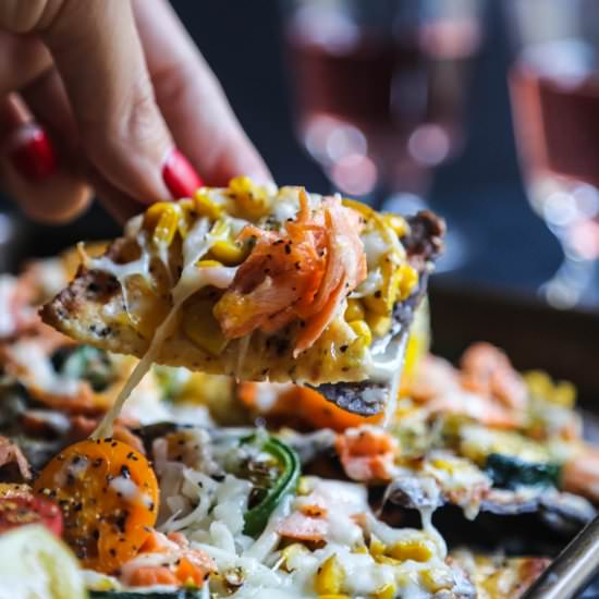 Farmers’ Market Salmon Nachos
