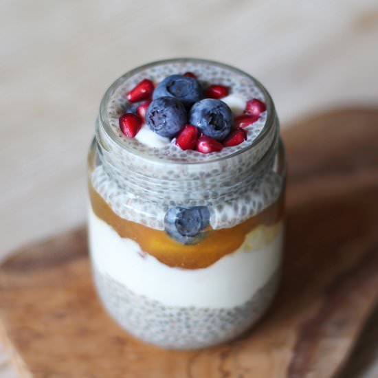 Five Fruit Chia Pudding