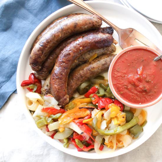 Slow Cooker Sausages