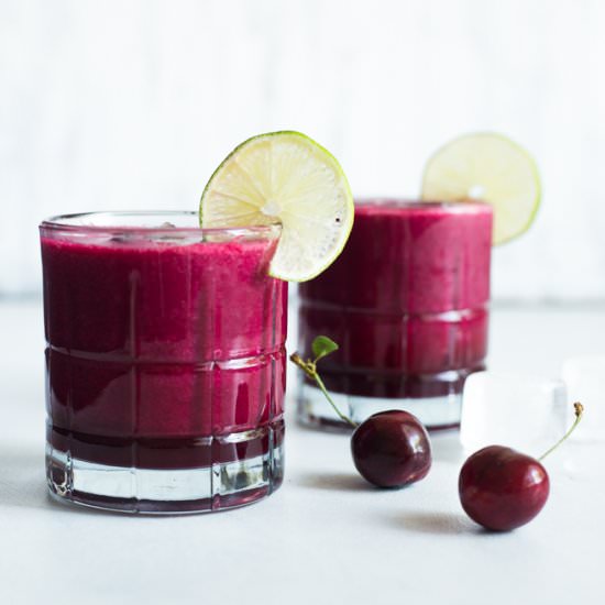 Cherry Lime Red Beet Smoothie