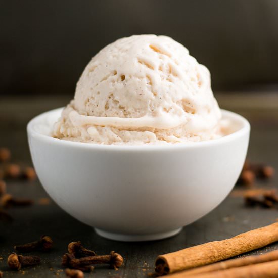 Healthy Chai Spice Ice Cream
