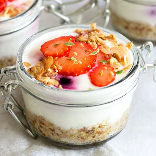 Yogurt Cheesecake Jars