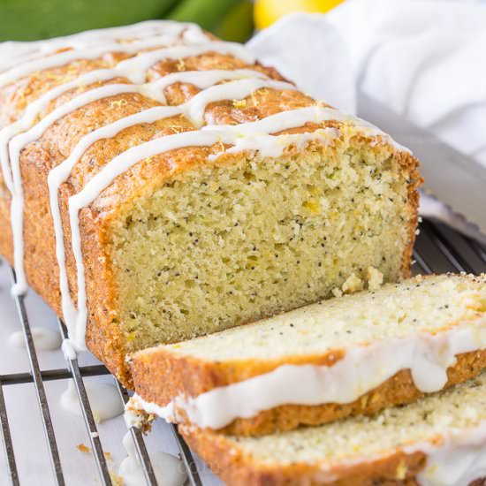 Lemon Poppy Seed Zucchini Bread