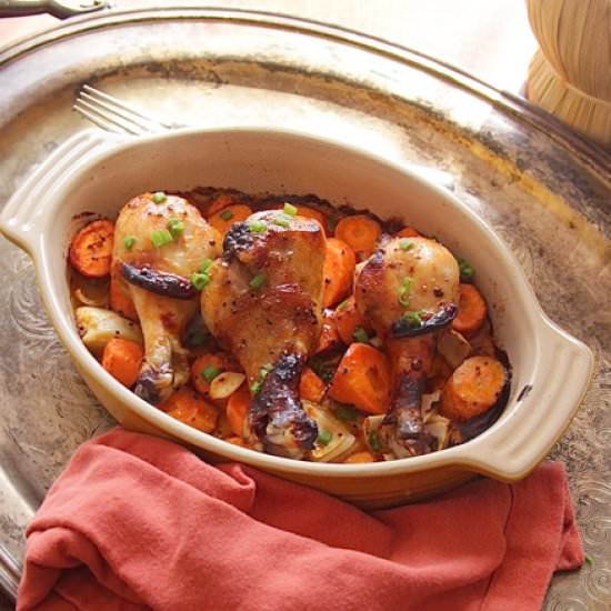 Oven Roasted BBQ Chicken Drumsticks