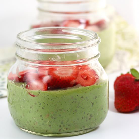 Green Smoothie Overnight Oats