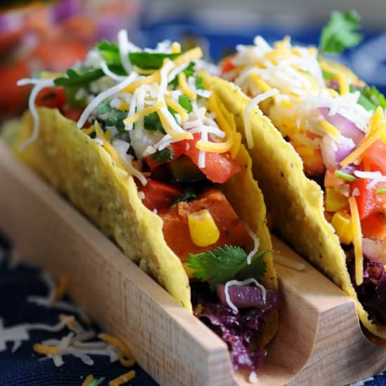 Sweet Potato Black Bean Corn Tacos