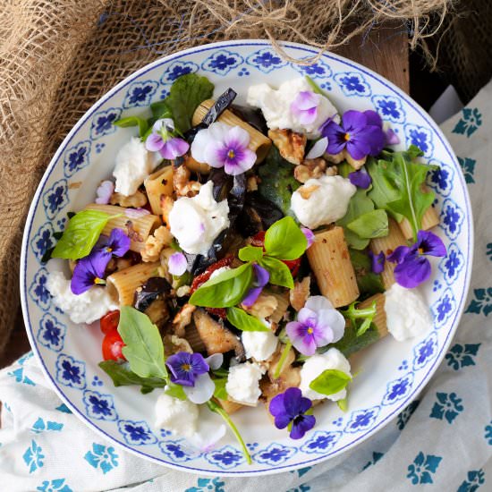 Eggplant Ricotta Pasta Salad