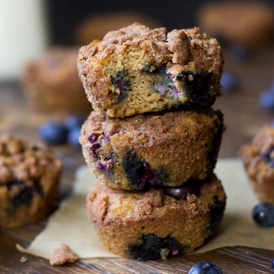 Blueberry Coffee Cake Muffins