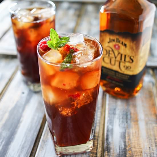 Raspberry Mint Hard Iced Tea
