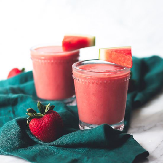 Berry Banana Watermelon Smoothies