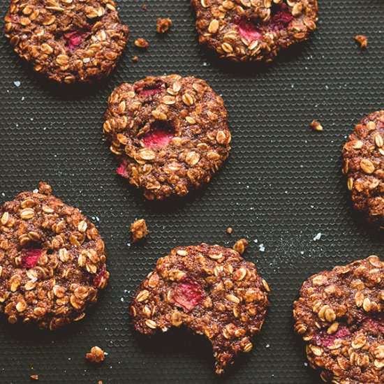 Strawberry Coconut Sugar Cookies