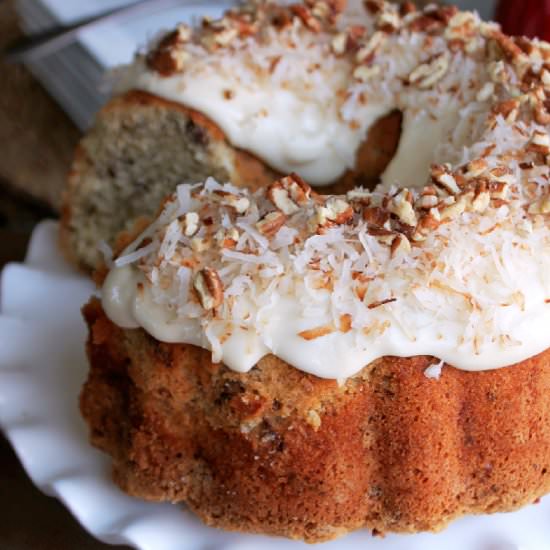 Coconut Pecan Pound Cake