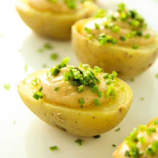 Vegan Deviled Potatoes