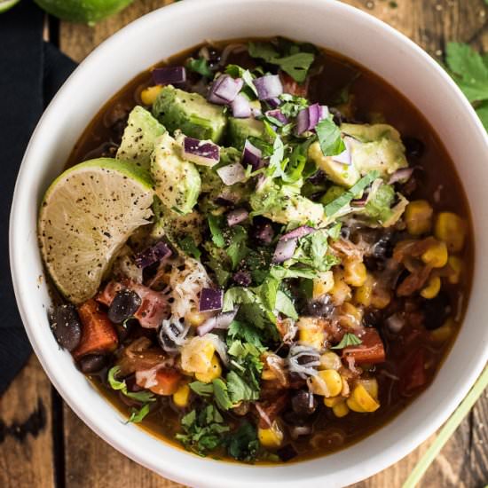 Black Bean and Corn Chili