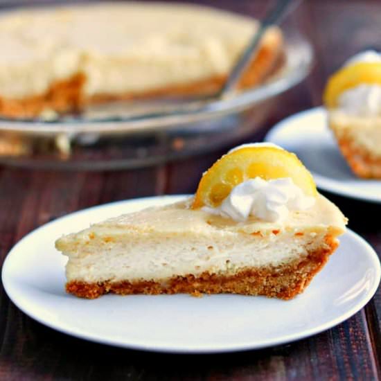 Creamy Lemon Pie with Candied Lemon