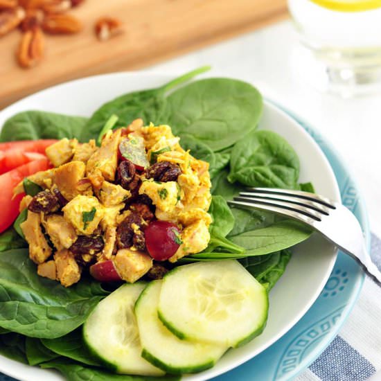 Quick Curry Chicken Salad