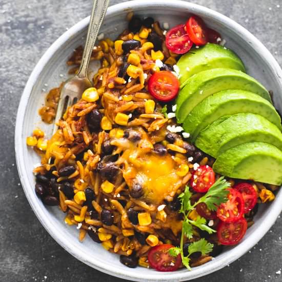 One Pot Enchilada Orzo