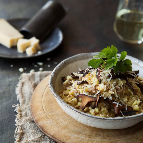 Risotto Salsiccia Fungi