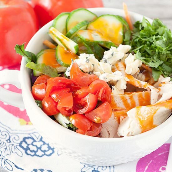 Buffalo Turkey Rice Bowl