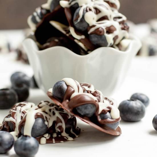 Chocolate Covered Blueberry Cluster