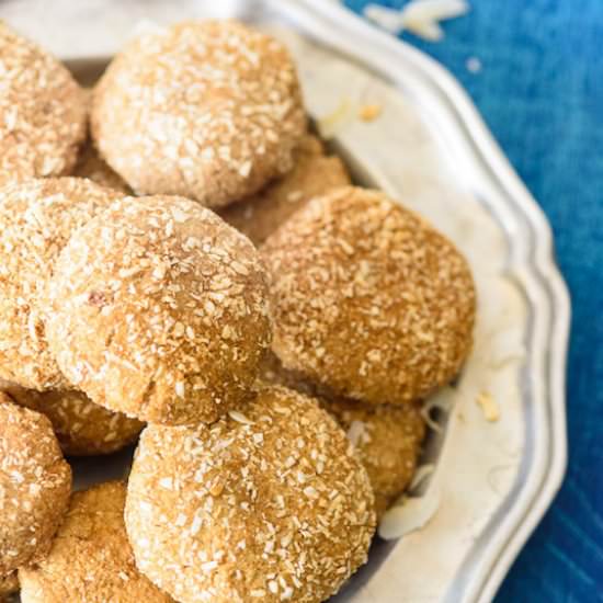 Vegan Creamsicle Coconut Cookies