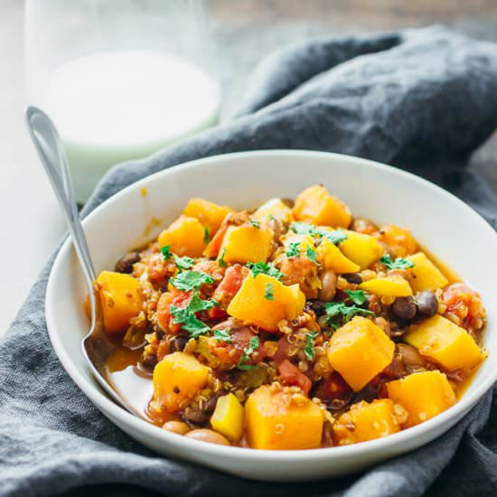 Butternut squash chili