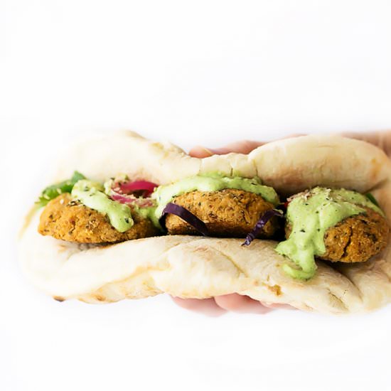 Cauliflower Patty Wraps