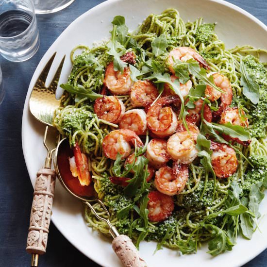 Arugula Pesto Pasta