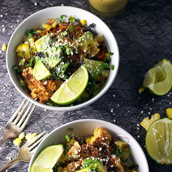 spicy southwestern “noodle” bowl