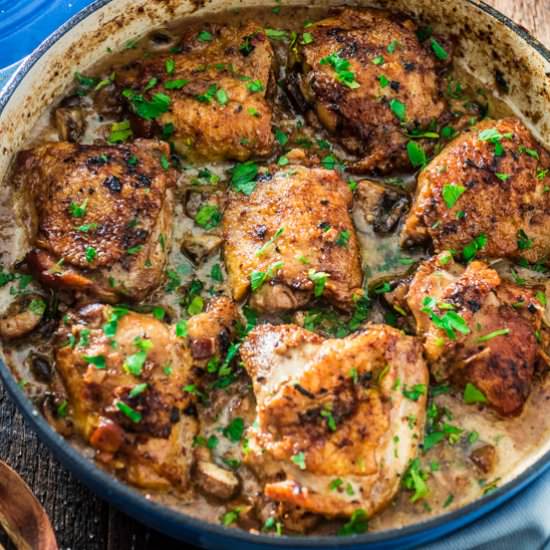 Coq au Riesling