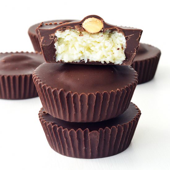 Almond Joy Chocolate Cups