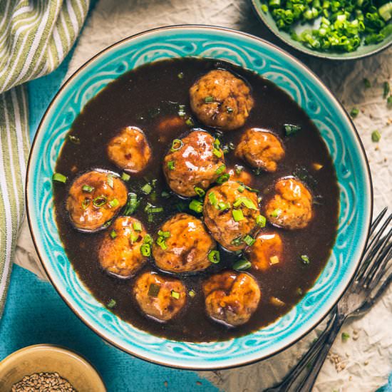 Asian Chicken Meatballs