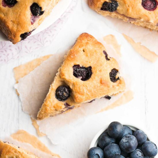 Ultimate Healthy Blueberry Scones