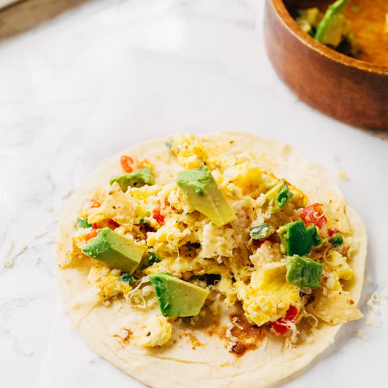 Migas Breakfast Tacos