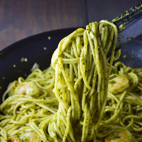 Pesto Shrimp Pasta