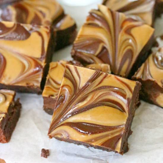 Chocolate Peanut Butter Brownies