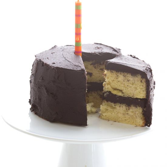 Classic Yellow Cake for Two
