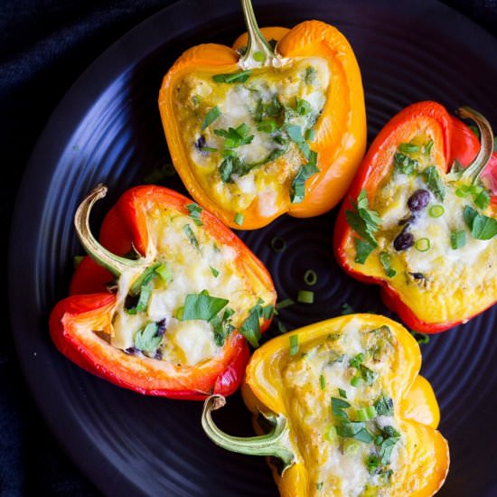Loaded Breakfast Stuffed Peppers