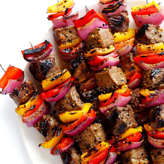 Korean Steak Kabobs