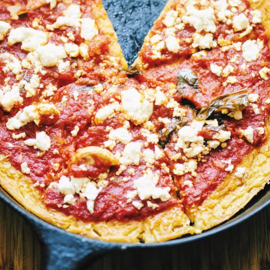 20 Minute Farinata Pizza